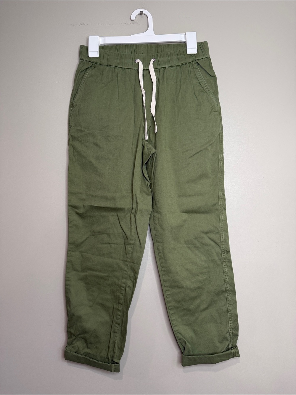 Pact Women's Daily Twill Pant Small Green